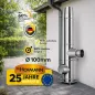 Preview: DW Bausatz Außenwand Ø 100 mm Edelstahl Schornstein 2,2–12,2 m